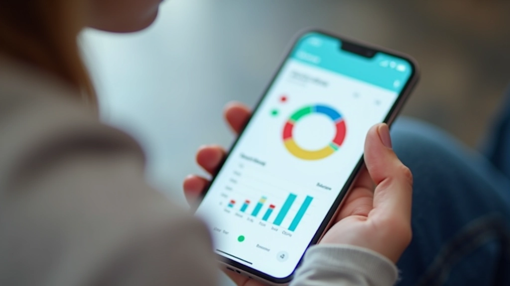 Smartphone screen displaying digital wellbeing statistics with colorful pie chart showing app usage breakdown by category